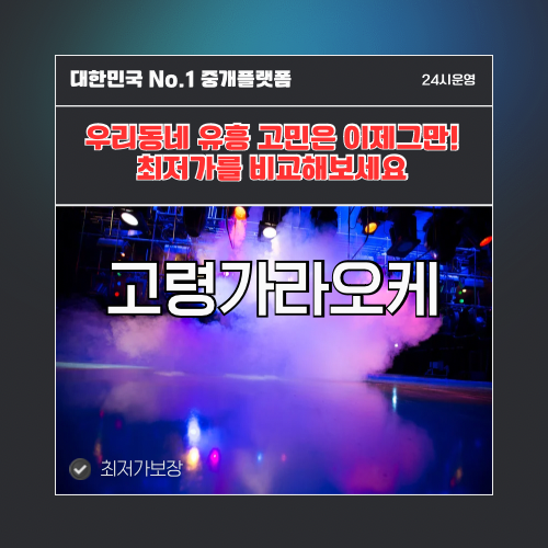 고령가라오케 · 고령노래방 · 고령유흥주점