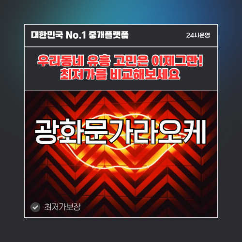 광화문가라오케 · 광화문노래방 · 광화문유흥주점