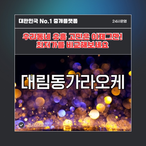 대림동가라오케 · 대림동노래방 · 대림동유흥주점