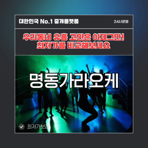 명동가라오케 · 명동노래방 · 명동유흥주점