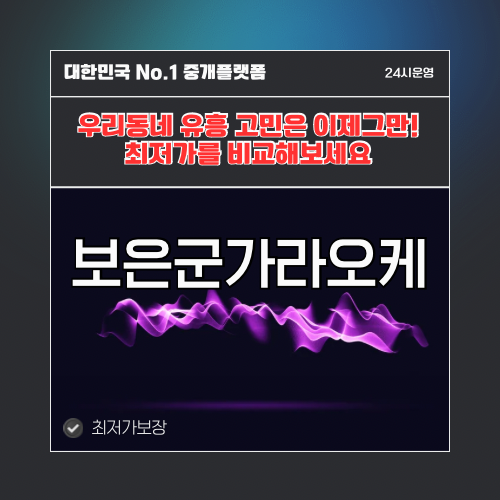 보은군가라오케 · 보은군노래방 · 보은군유흥주점