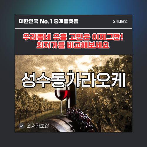 성수동가라오케 · 성수동노래방 · 성수동유흥주점