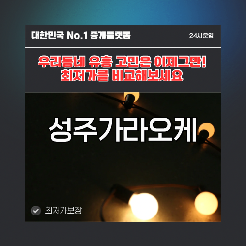 성주가라오케 · 성주노래방 · 성주유흥주점