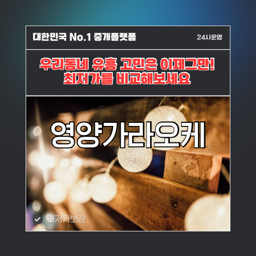 영양가라오케 · 영양노래방 · 영양유흥주점
