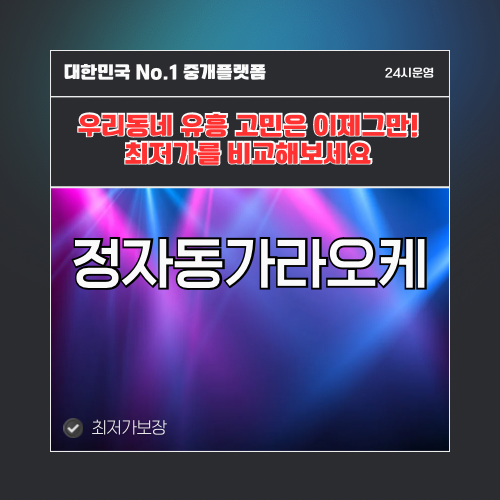 정자동가라오케 · 정자동노래방 · 정자동유흥주점