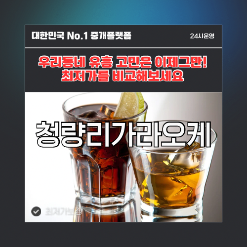 청량리가라오케 · 청량리노래방 · 청량리유흥주점