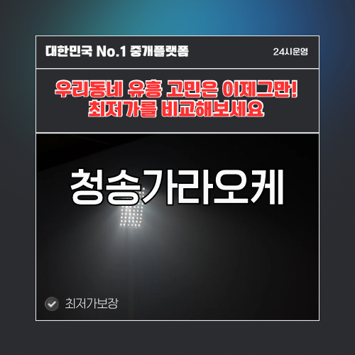 청송가라오케 · 청송노래방 · 청송유흥주점